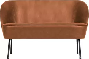 BePureHome Vogue 2-zitsbankje Cognac Leer