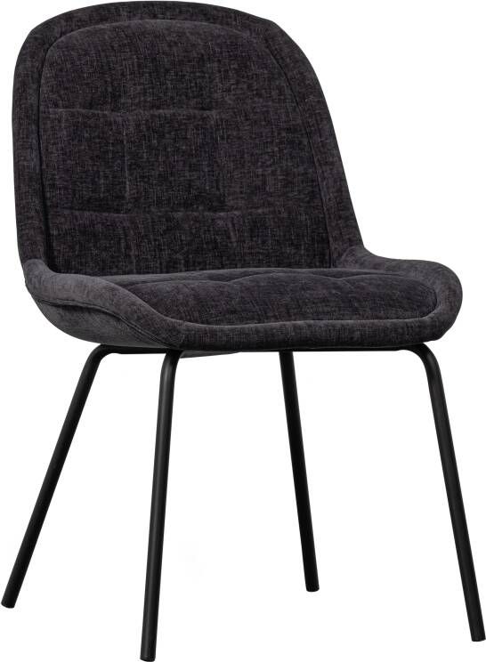 WOOOD Eetkamerstoel Crate Metalen voetconstructie hoogte 81 cm - Foto 2