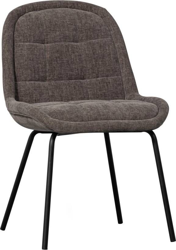 WOOOD Eetkamerstoel Crate Metalen voetconstructie hoogte 81 cm - Foto 2