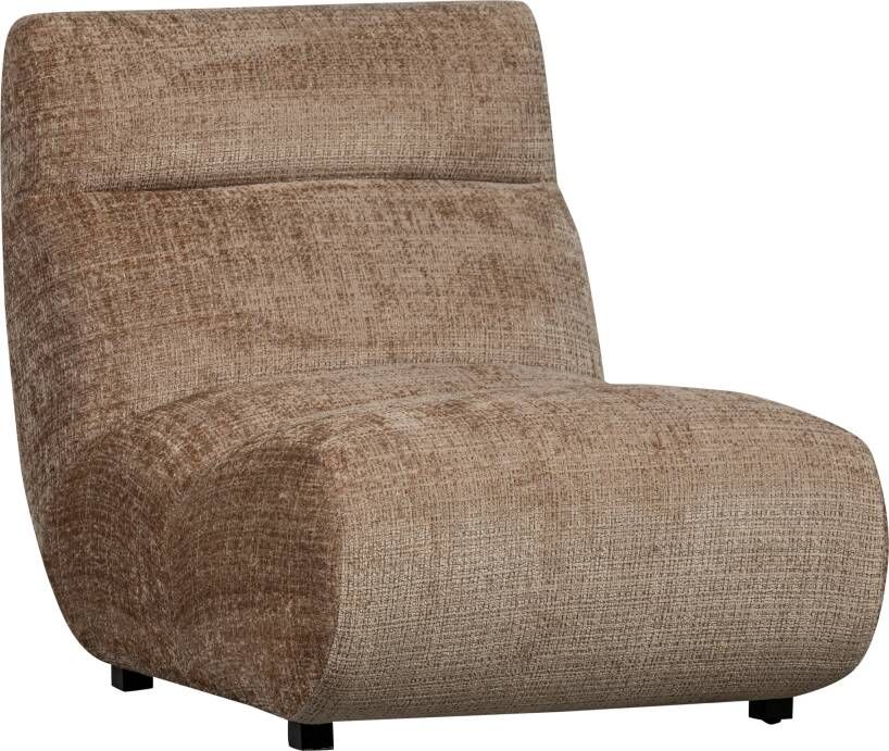 BePureHome Fauteuil Observe Chenille Clay