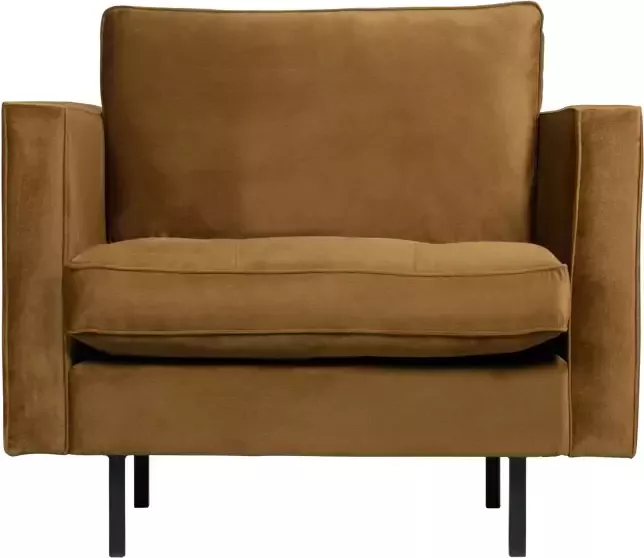 BePureHome Fauteuil Rodeo Classic Velv. Honinggeel