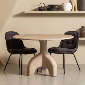 BePureHome SMOOTH EETTAFEL MANGO HOUT NATUREL FINISH 76xØ120CM
