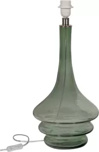 BePureHome Straw Tafellamp Voet Glas Olive Green 52x22x22