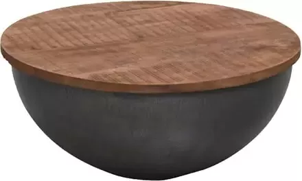 Brix Salontafel Suzan Bowl met klep Hout Rond