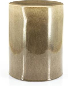 By-Boo Bijzettafel Dainty 34cm Taupe Rond