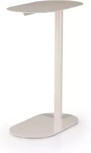 By-Boo Laptoptafel Spot 55cm hoog Beige Ovaal