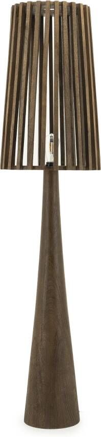 By-Boo Vloerlamp Guard Mangohout 162cm hoog Bruin