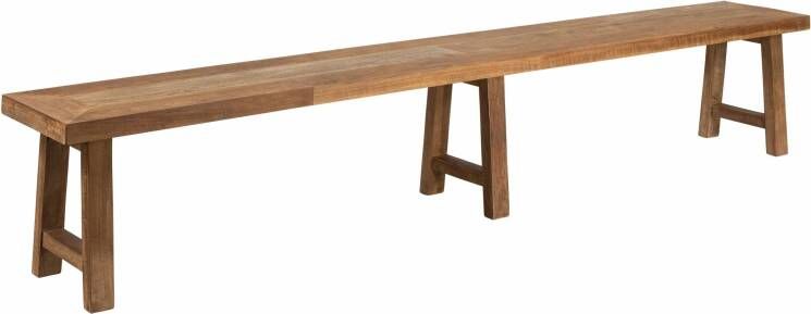 DTP Home Bench Monastery 47x220x35 cm 5 cm top with envelope recycled teakwood - Foto 2