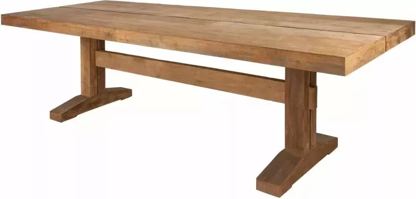 DTP Home Dining table Borgo rectangular 78x250x100 cm 8 cm top with split recycled teakwood - Foto 2