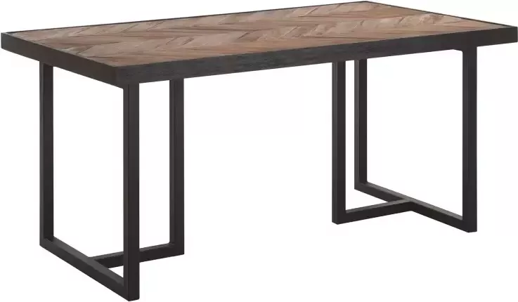 DTP Home Dining table Criss Cross rectangular 78x280x100 cm mixed wood