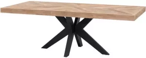 DTP Home Dining table Einstein rectangular 77x220x100 cm recycled teakwood