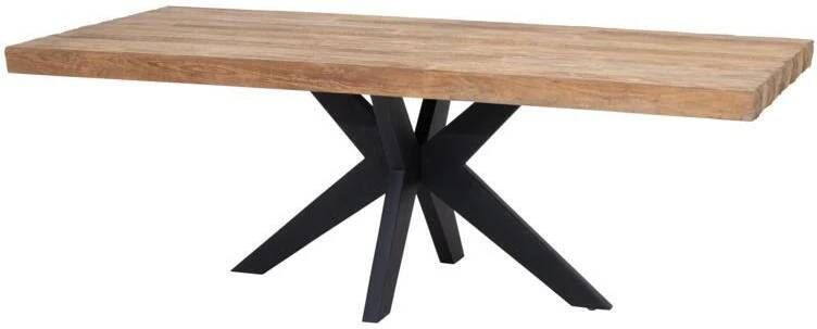 DTP Home Dining table Newton rectangular 77x220x100 cm recycled teakwood