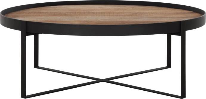 DTP Home Coffee table Pluto large NATURAL 35xØ100 cm recycled teakwood