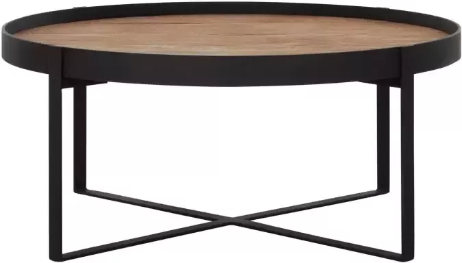 DTP Home Coffee table Pluto small NATURAL 35xØ80 cm recycled teakwood - Foto 2