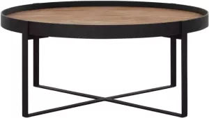 DTP Home Coffee table Pluto small NATURAL 35xØ80 cm recycled teakwood