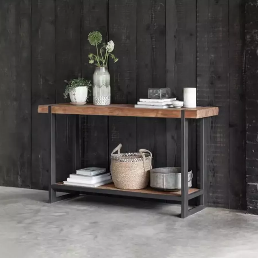 DTP Home Console table Beam 78x140x40 cm 6 cm recycled teakwood top - Foto 2