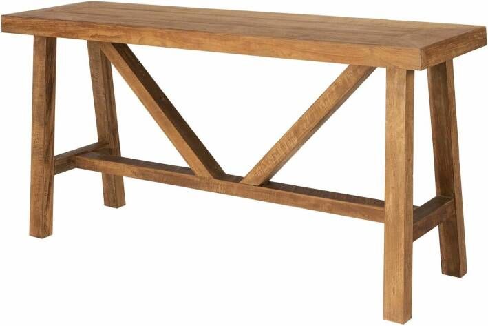 DTP Home Console Monastery 76x150x40 cm 6 cm top with envelope recycled teakwood