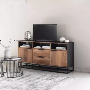 24Designs Cosmo NO.3 TV Meubel B150 X D40 X H75 Cm Teakhout