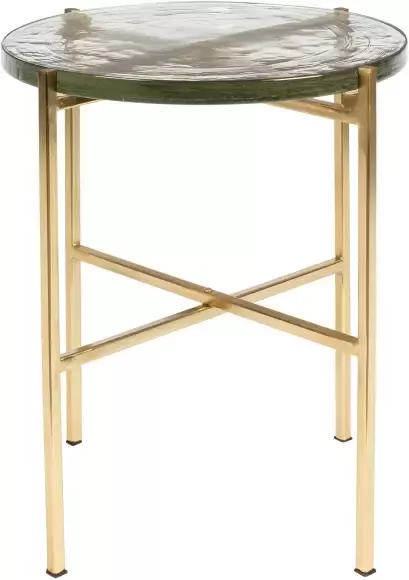 Dutchbone Bijzettafel Vidrio 40cm Brass Rond - Foto 2