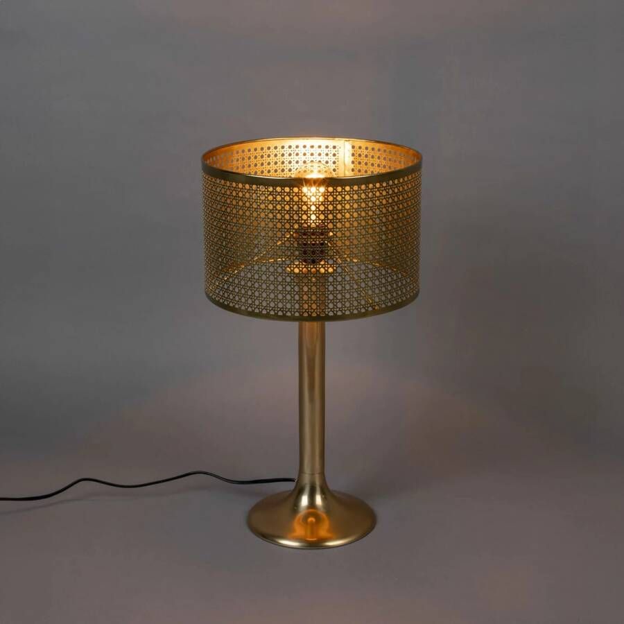 Dutchbone Tafellamp Barun 51cm Goud - Foto 1