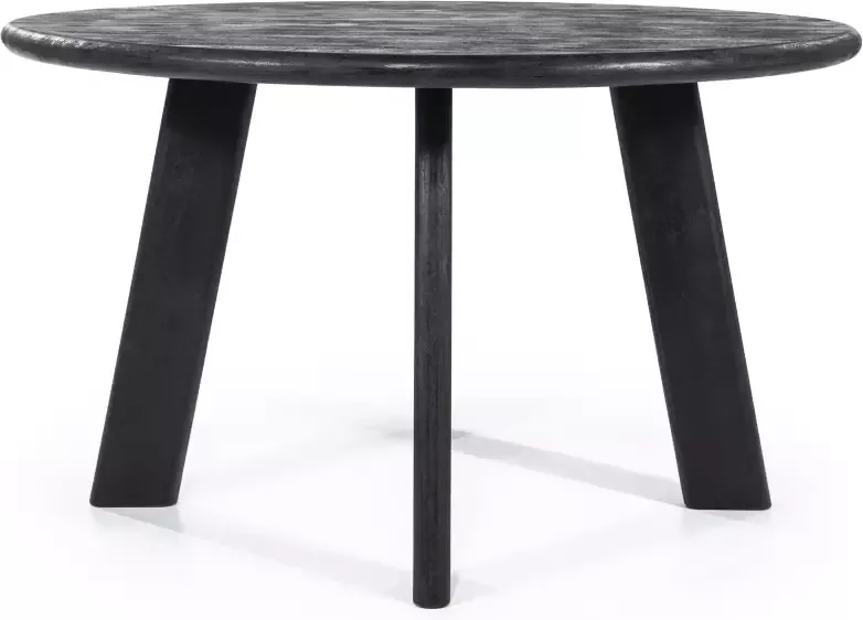 Eleonora Ronde Eettafel Fynn Mangohout 130cm Zwart - Foto 2