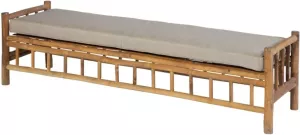 Exotan Tuinbank Bamboo Bamboe hout Taupe