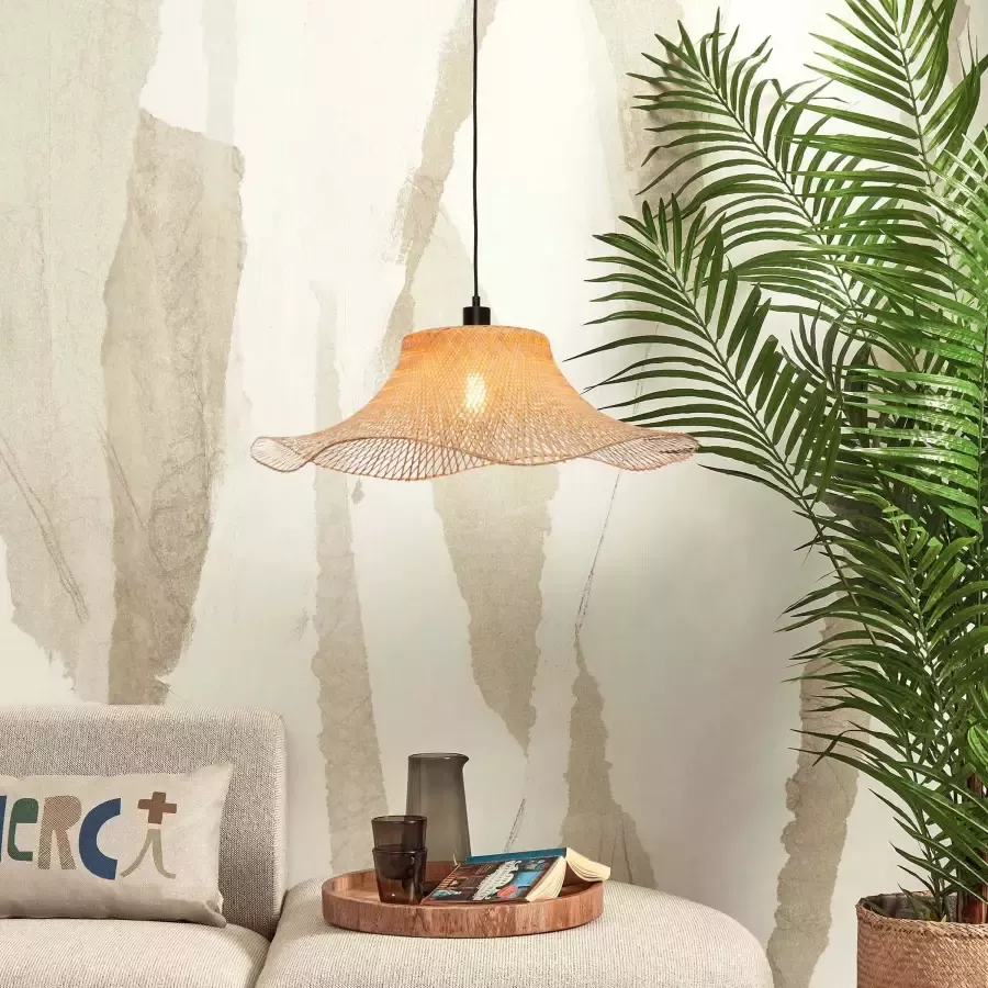 GOOD&MOJO Hanglamp Ibiza Bamboe 65cm Naturel