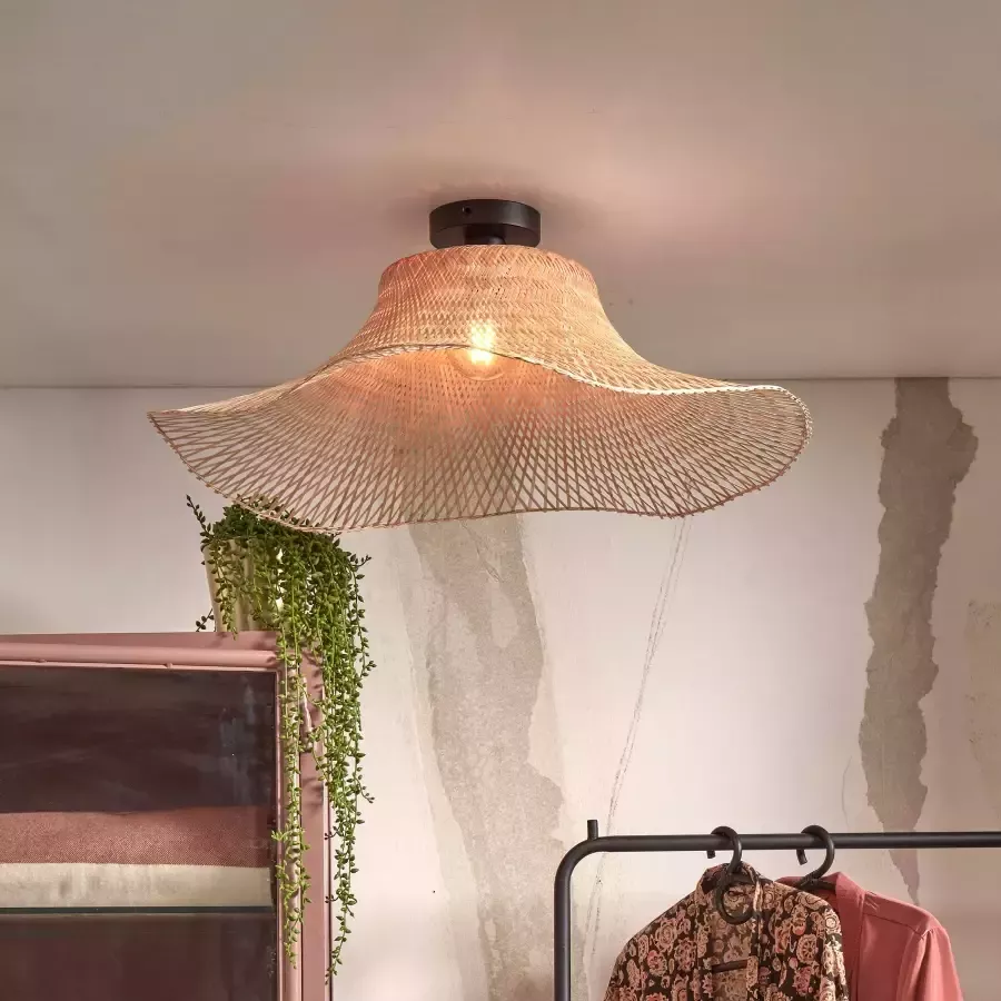 GOOD&MOJO Plafondlamp Ibiza Bamboe 65cm Naturel