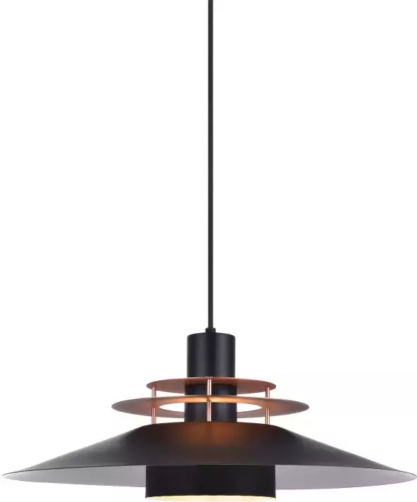 Halo Design Hanglamp Rivoli Ø50cm Zwart Koper