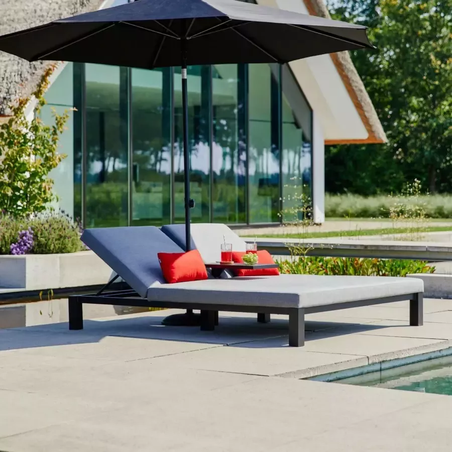 Hartman Outdoor Dubbel Ligbed Eva Grijs