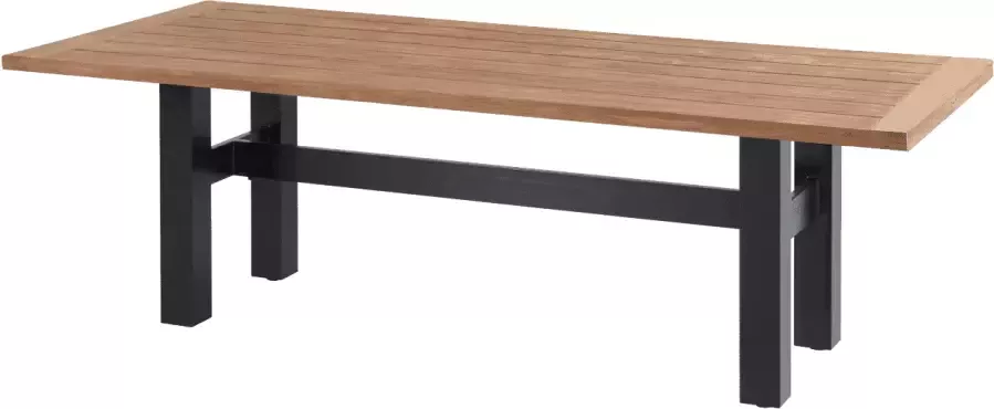 Hartman Tuintafel Sophie Yasmani Teakhout 240 x 100cm Naturel Zwart
