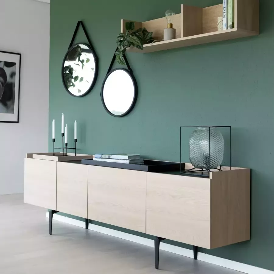 Interstil Connect Dressoir 4-Deurs B200 X D42 X H67 Eiken - Foto 2