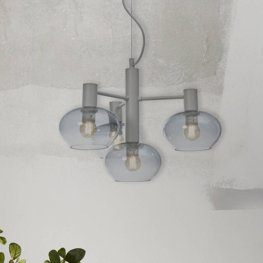 It&apos;s about RoMi its about RoMi Hanglamp Bologna 4-lamps Lichtgrijs