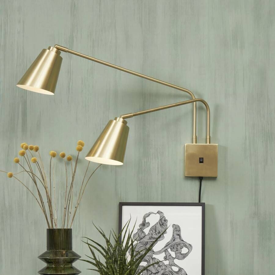 it&apos;s about RoMi its about RoMi Wandlamp Bremen 2-lamps Goud