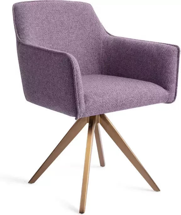 Jesper Home Eetkamerstoel Hofu Turn Rose Draaibaar Violet Daisy