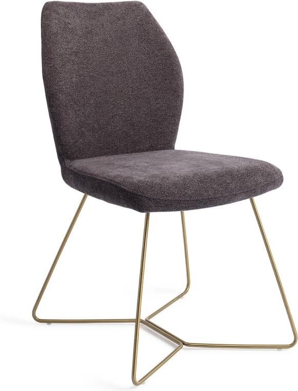 Jesper Home Eetkamerstoel Ikata Beehive Gold Almost Black