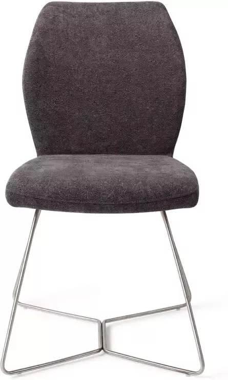 Jesper Home Eetkamerstoel Ikata Beehive Steel Almost Black