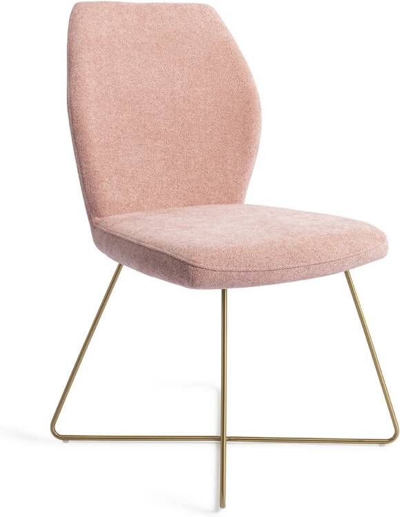 Jesper Home Eetkamerstoel Ikata Cross Gold Anemone