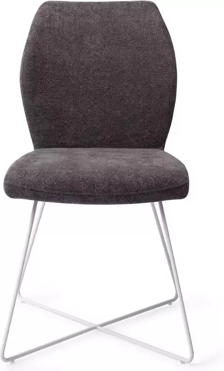 Jesper Home Eetkamerstoel Ikata Cross White Almost Black