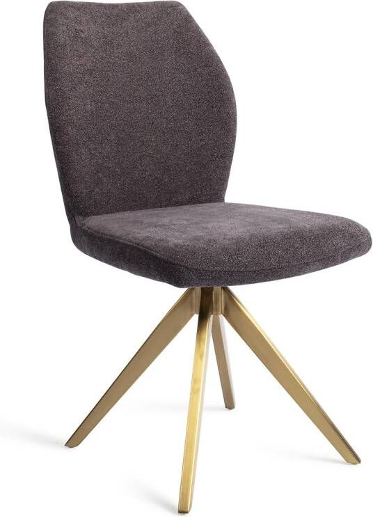 Jesper Home Eetkamerstoel Ikata Turn Gold Almost Black