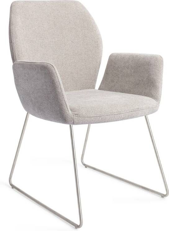Jesper Home Eetkamerstoel Misaki Slide Steel Pretty Plaster