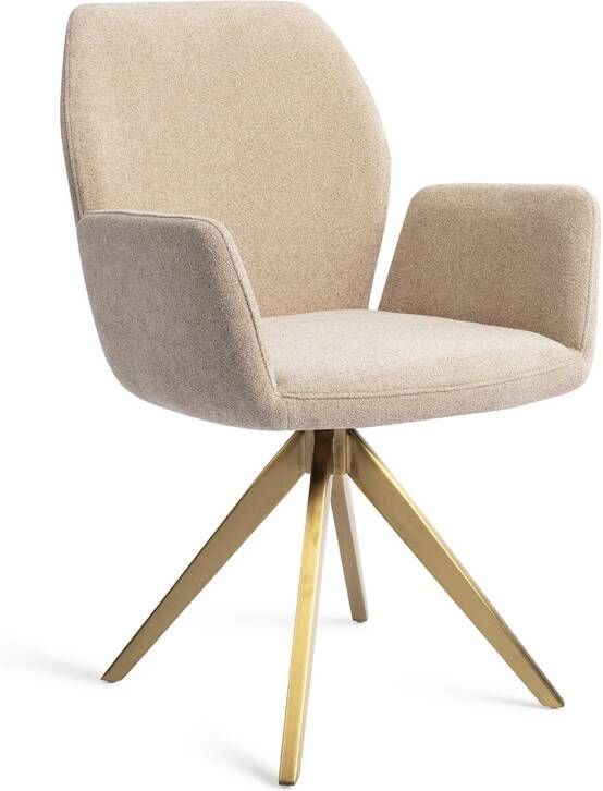 Jesper Home Eetkamerstoel Misaki Turn Gold Funky Fudge