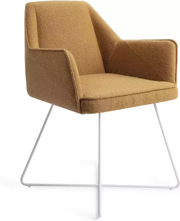 Jesper Home Eetkamerstoel 'Tome' Cross White Masai Giraffe