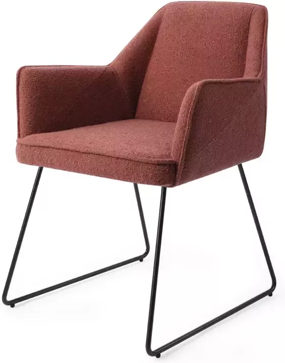 Jesper Home Eetkamerstoel 'Tome' Slide Black Shabby Saffron - Foto 1