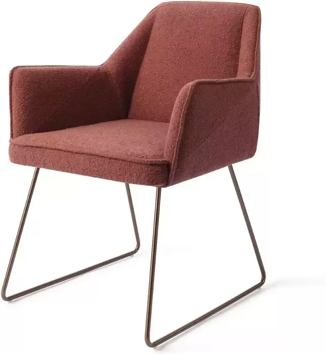 Jesper Home Eetkamerstoel 'Tome' Slide Rose Shabby Saffron