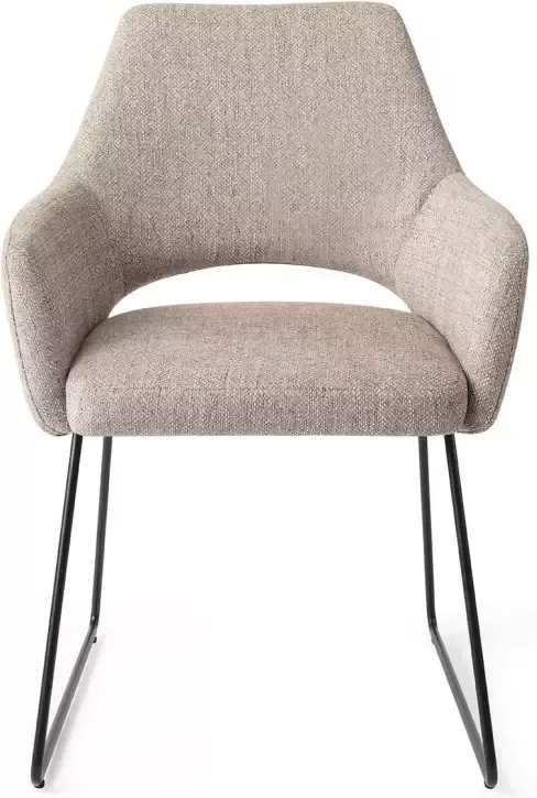 Jesper Home Eetkamerstoel Yanai Slide Black Biscuit Beach - Foto 4