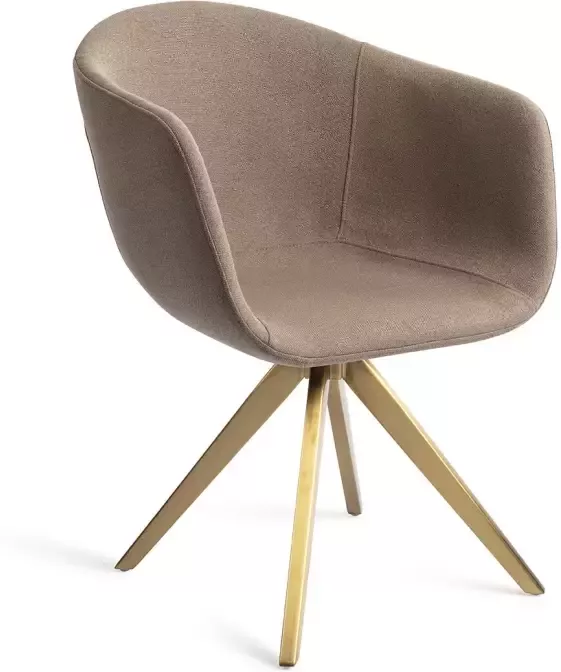 Jesper Home Eetkamerstoel Yuni Turn Gold