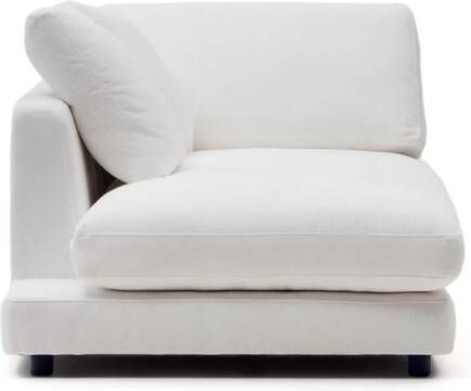 Kave Home Chaise longue Gala links wit 193 x 105 cm