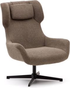 Kave Home Draaifauteuil Zalina Bruin