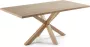 Kave Home Argo tafel 200 cm natuurlijke melamine hout effect benen - Thumbnail 1